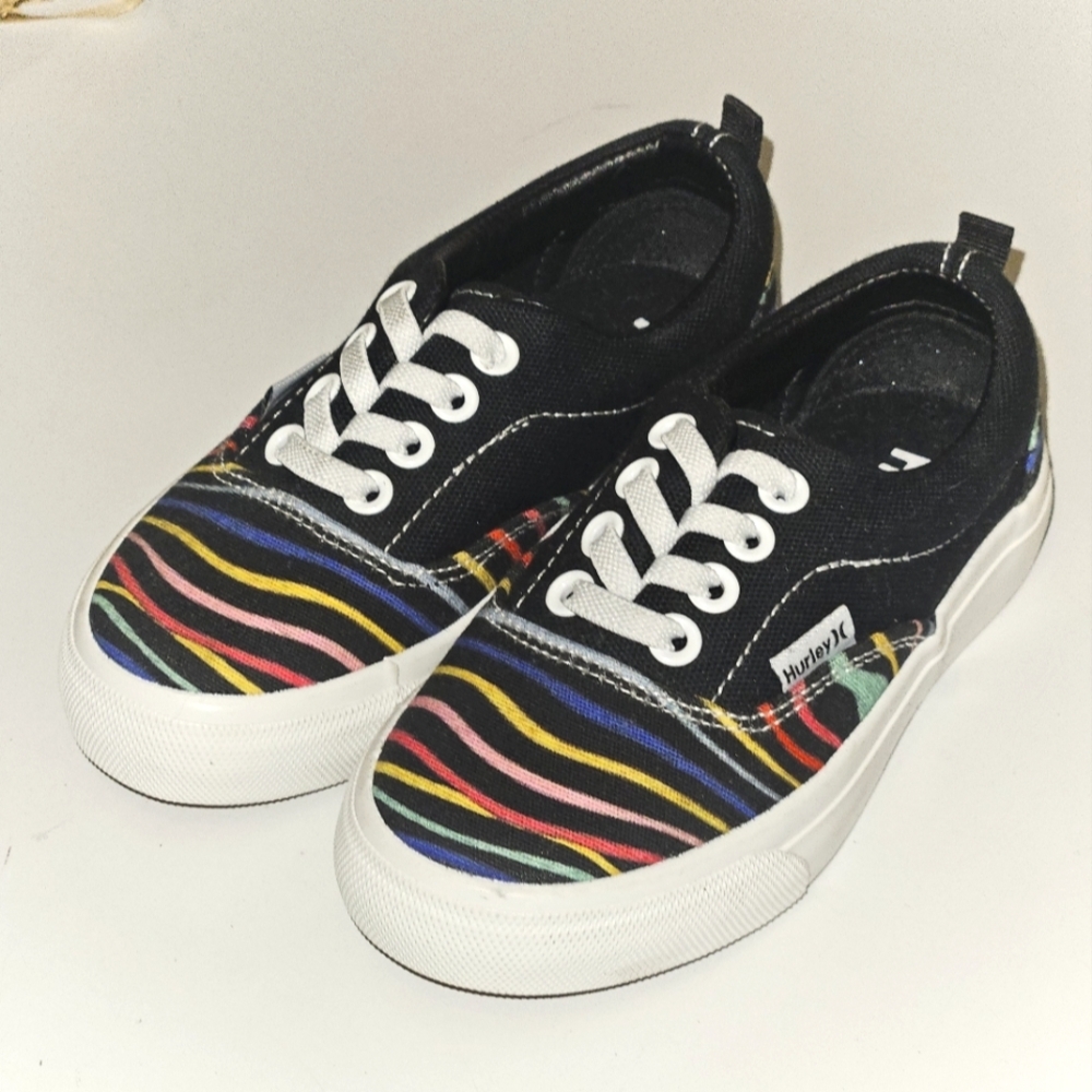 HURLEY Suma Authentic Toddler's Black and Multicolor Sneakers